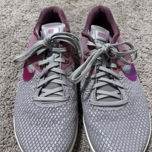 Nike Metcon 4 XD Running Athletic Shoes Purple Grey Womens Size 11.5